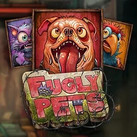 Fugly Pets slot logo by Stakelogic at Monsterwin Casino