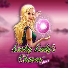 Lucky Ladys Charm Deluxe by Greentube, showcased at monsterwinscasino.com – game logo