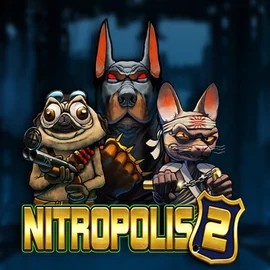 Nitropolis 2 slot logo by ELK Studios at Monsterwin Casino